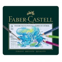 Creioane colorate acuarela A.Durer 24 buc.,  Faber-Castell