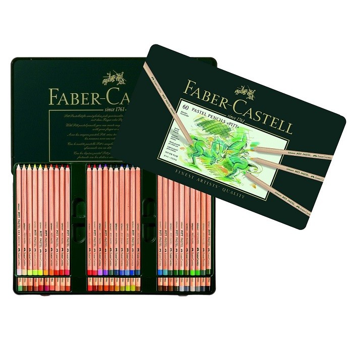 Creioane colorate Pastel Pitt 60 culori Faber-Castell