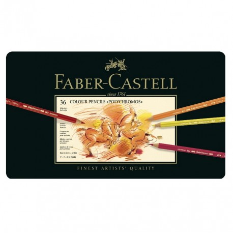 Creioane colorate Polychromos 36 culori Faber-Castell