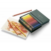 Creioane colorate Polychromos 36 culori, cutie studio, Faber-Castell