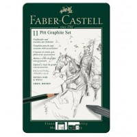 Set Pitt Monochrome Grafit 11 Buc. Faber-Castell