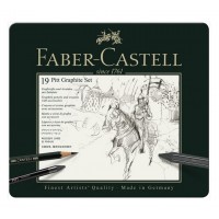 Set Pitt Monochrome Grafit 19 Buc. Faber-Castell