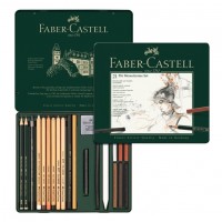 Set Pitt Monochrome Grafit 21 Buc. Faber-Castell