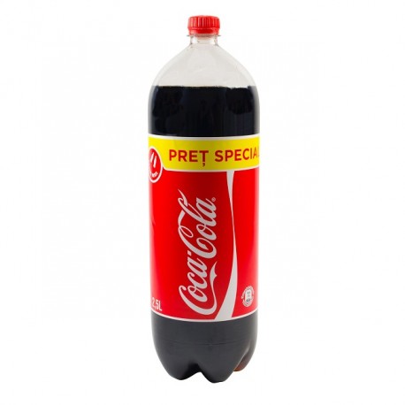 favorite Cathedral Sweeten Coca Cola 2,5 L, bax 6 sticle