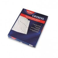 File plastic cristal A4, 90 microni, 100 buc./set, Noki