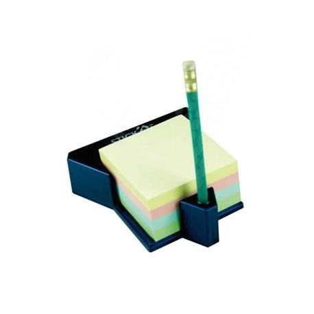 Cub autoadeziv cu suport, 76x76 mm, 400 file, Stick'n - 4 culori pastel