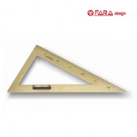 Echer 60° pentru tabla scolara, 57 cm, FARA Design