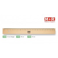 Rigla din lemn 30 cm, M+R