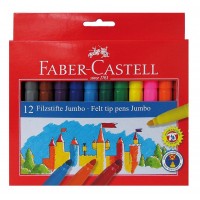 Carioca set 12 culori Jumbo Faber-Castell