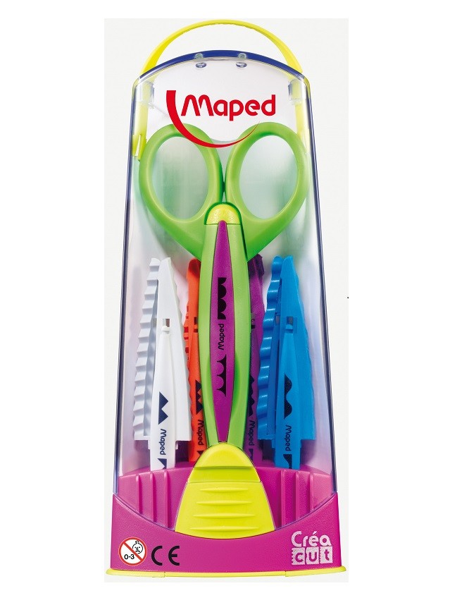 Foarfeca creativa cu set de 5 lame, Maped