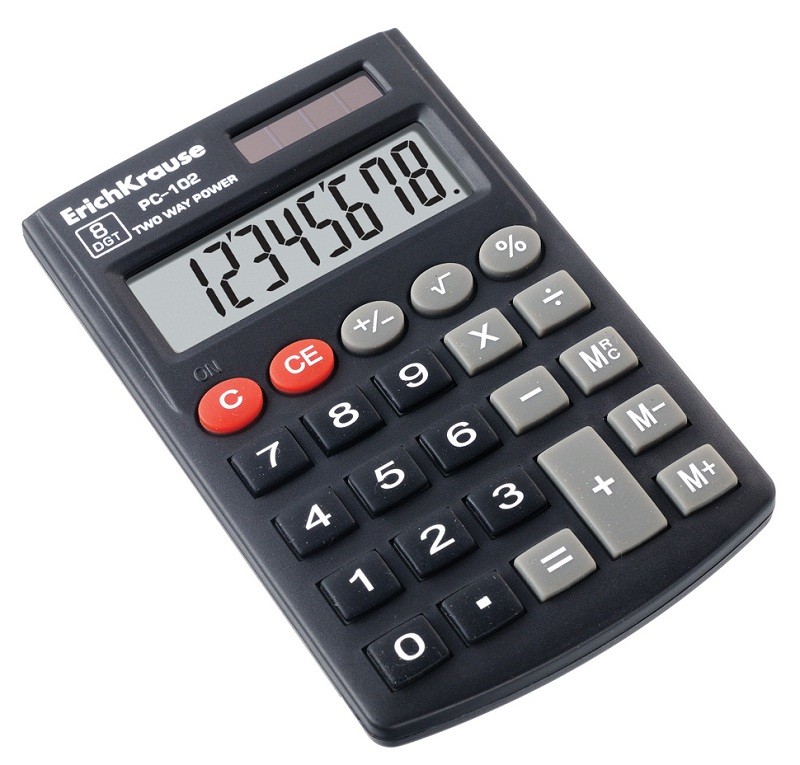 Calculator de buzunar 8 digiti ErichKrause PC-102