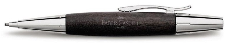 Creion mecanic Faber-Castell E-Motion Pearwood/Negru