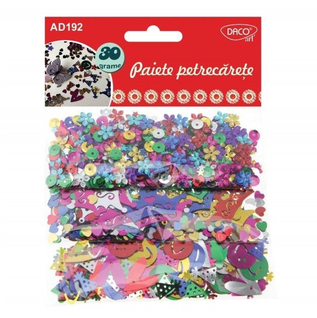 Accesorii decor Paiete petracarete, Daco