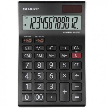 Calculator de birou 12 digits Sharp EL-125TWH