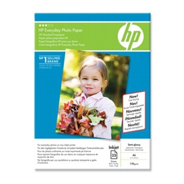 Hartie HP Everyday Semi-glossy Photo Paper A4, 175g/mp