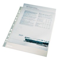 Folie protectie pentru documente, 105 microni, 100folii/set, Esselte - cristal