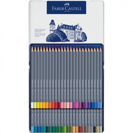 Creioane colorate acuarela Goldfaber 36 culori,  Faber-Castell