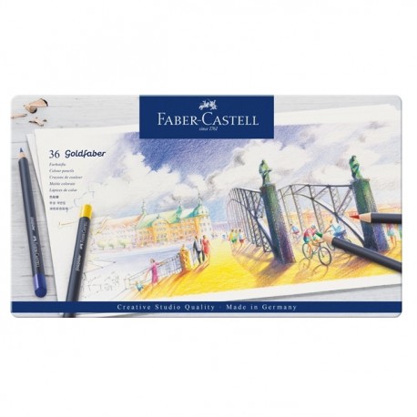 Creioane colorate Goldfaber 36 culori Faber-Castell