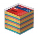 Cub hartie color cu suport plastic, culori intense, Herlitz