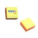 Notes adeziv cub color, 76x76 mm, 400 file, Stick'n - 5 culori fluorescente