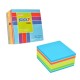 Notes adeziv cub color, 76x76 mm, 400 file, Stick'n