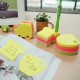 Notes adeziv cub color - masina, 70x70 mm, 400 file, Stick'n - 5 culori fluorescente