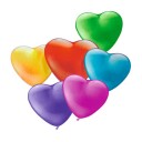 Baloane mini forma inima, diverse culori, set 20, Herlitz