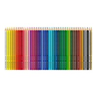Creioane color Faber-Castell Grip set 36 culori cutie metal