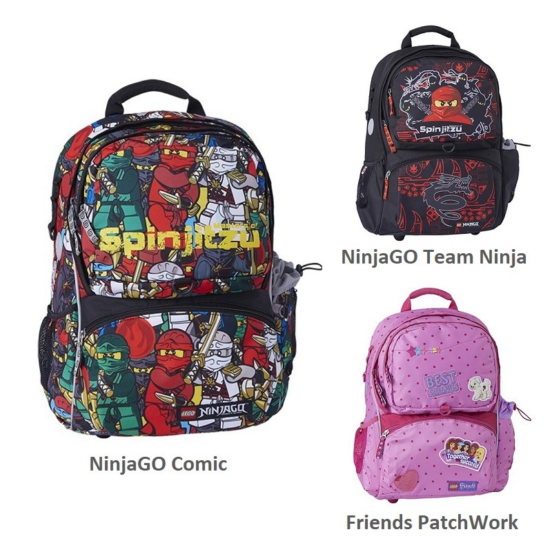 Ghiozdan LEGO Core Line Freshman + sac sport ninjago-team-ninja