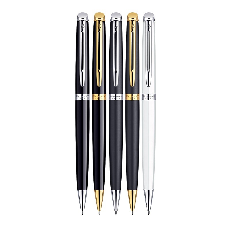 Creion mecanic Waterman Hemisphere Essential negru-mat-accesorii-argintii