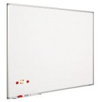 Whiteboard magnetic  60 x 90 cm, profil aluminiu SL, SMIT