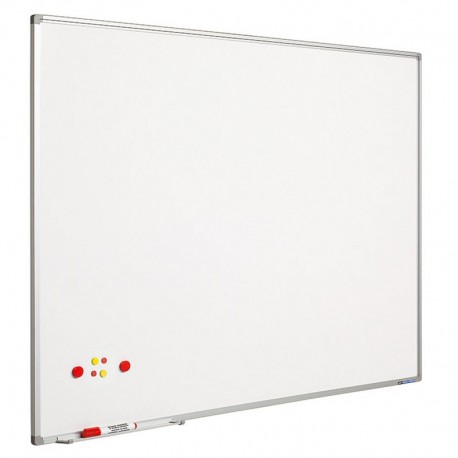 Whiteboard magnetic 90 x 120 cm, profil aluminiu SL, SMIT