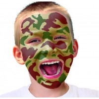 Culori pentru piele set 3 culori Camouflage, Instant