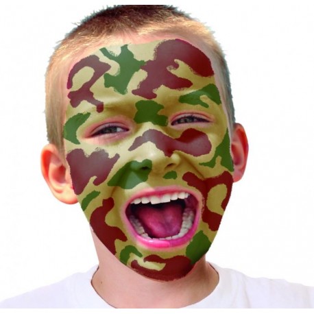 Culori pentru piele set 3 culori Camouflage, Instant