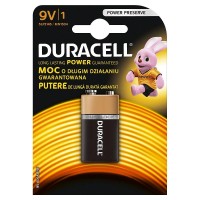 Baterie alcalina 9V, Duracell