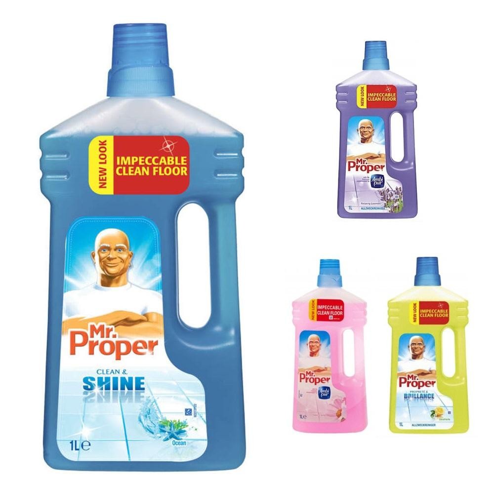 Detergent pentru pardoseli Mr.Proper, 1 L lemon