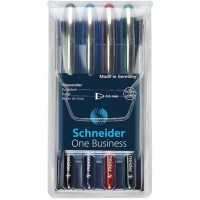 Roller 0,6 mm Schneider One Business set 4 culori