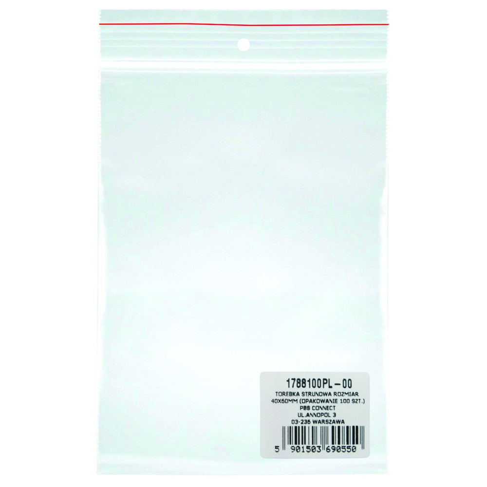 Punga Ziplock 40x60mm, 100 buc./set, Donau