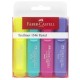 Textmarker Faber-Castell Pastel set 4 