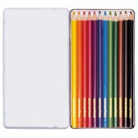 Creion color Eberhard Faber set 12 culori in cutie metal