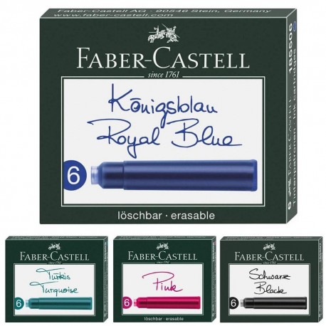 Rezerve cerneala Faber-Castell 6 buc./set
