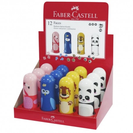 Ascutitoare Faber-Castell cu container si radiera