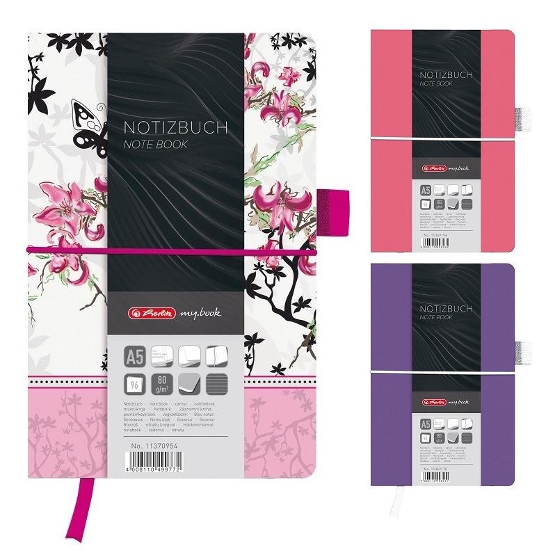 Agenda Herlitz My.Book A5, coperta panzata lady-like