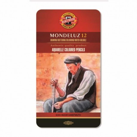 Set 12 piese Aquarell Mondeluz Maro Koh-I-Noor