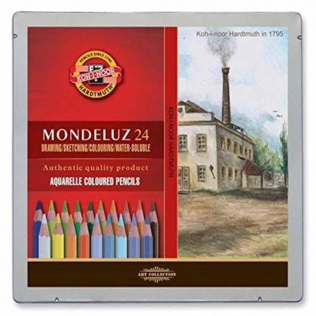 Set 24 piese Aquarell Mondeluz Landscape Koh-I-Noor 