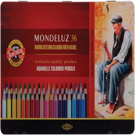 Set 36 piese Aquarell Mondeluz Koh-I-Noor 