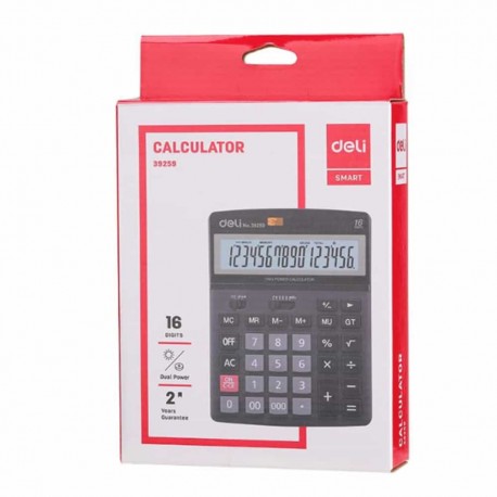 Calculator de birou 16 digiti Deli 39259
