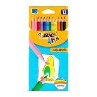 Creioane colorate Bic Tropicolors 12 culori