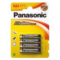 Baterie alcalina R3 – AAA, set 4 bucati, Panasonic