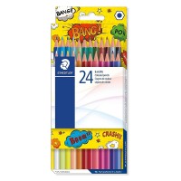 Creioane colorate Staedtler 24 culori Comic